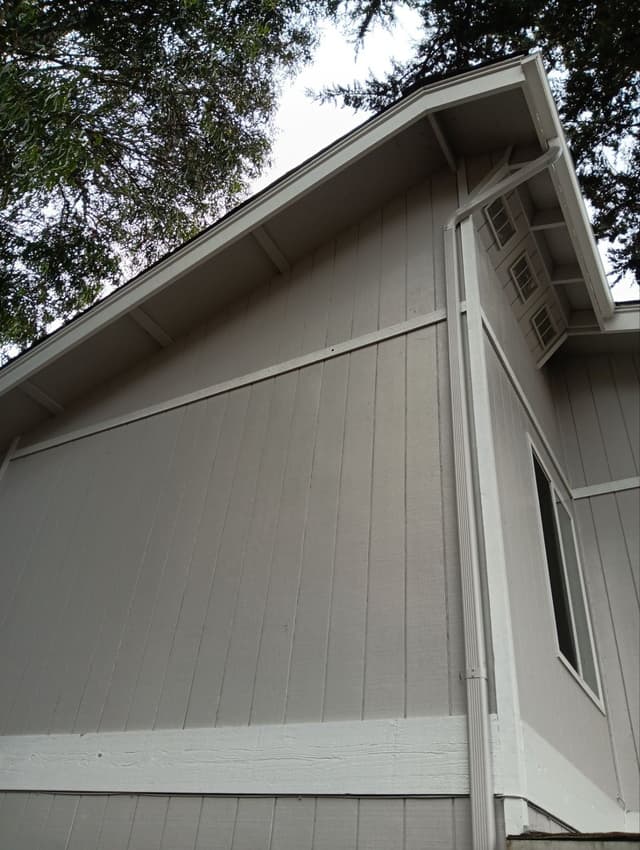 White Chooz Painters logo with blue background placeholder for paintig company logos