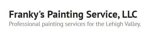 This is an image from Franky's Painting Service, LLC, located in Pennsylvania. The logo for Franky's Painting Service, LLC features simple black text with a clean, minimal design on a light background.