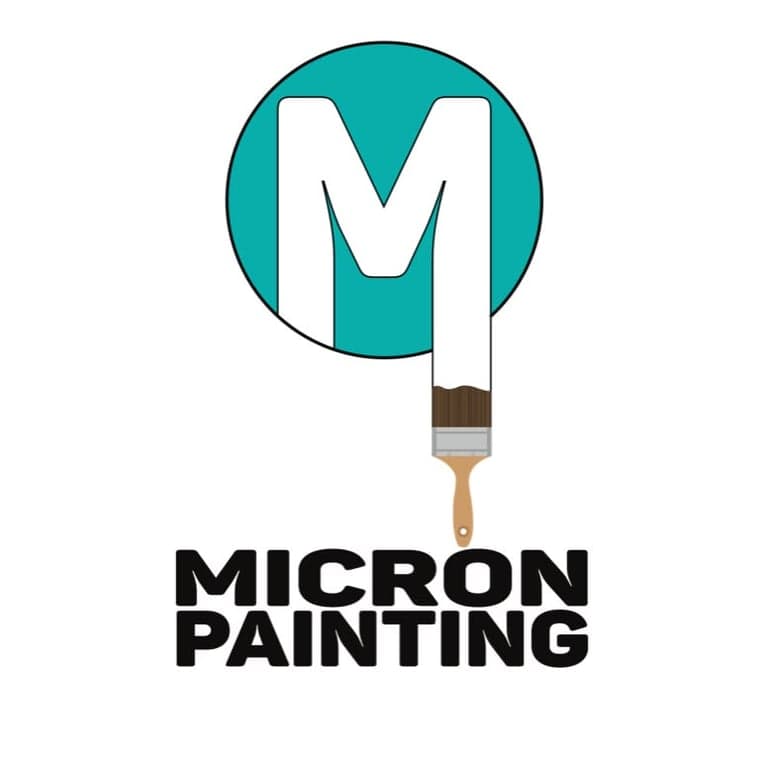 Logo for Micron Painting, LLC, a painting company in Charlotte, NC.