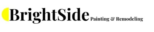 This is an image from BrightSide Painting & Remodeling, located in Georgia. The logo for BrightSide Painting & Remodeling features bold black text with a yellow half-circle icon and smaller text reading Painting & Remodeling."