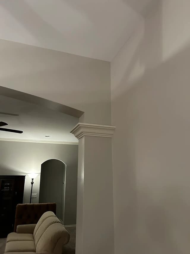 White Chooz Painters logo with blue background placeholder for paintig company logos