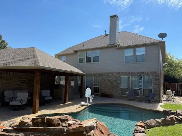 White Chooz Painters logo with blue background placeholder for paintig company logos