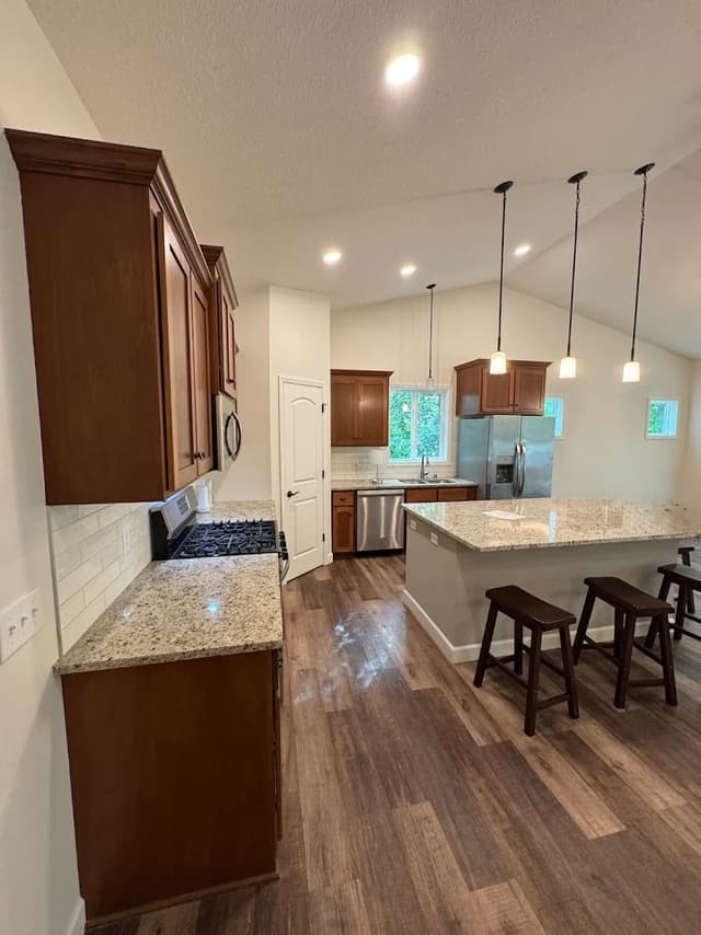 White Chooz Painters logo with blue background placeholder for paintig company logos