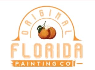 This is an image from Original Florida Painting Company, located in Florida. The logo for Original Florida Painting Company features an orange fruit graphic with stylized orange text and a clean, modern design.