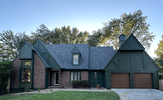 White Chooz Painters logo with blue background placeholder for paintig company logos