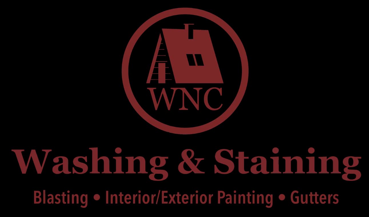 Logo for WNC Blast/Wash & Staining, a painting company in Maggie Valley, NC.