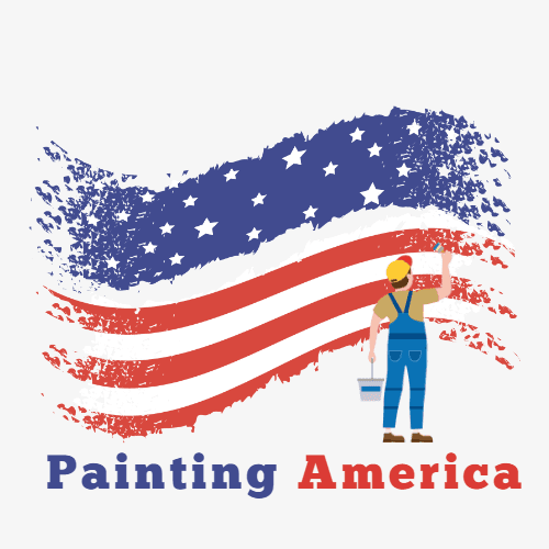 Logo for Painting America, a painting company in Clyde, NC.