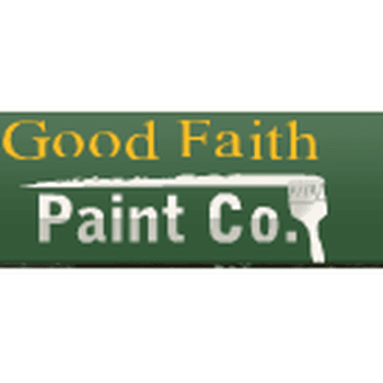 Logo for Good Faith Paint Company, a painting company in Raleigh, NC.