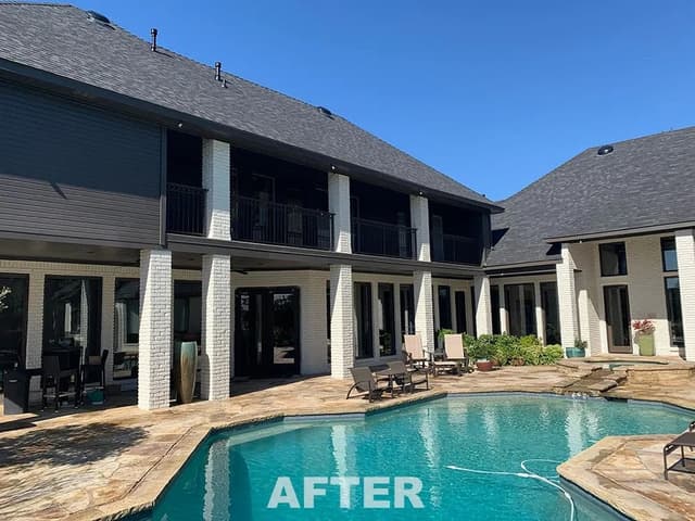 White Chooz Painters logo with blue background placeholder for paintig company logos