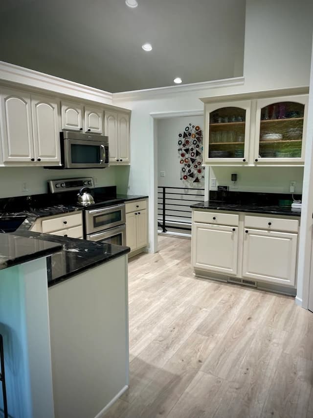 White Chooz Painters logo with blue background placeholder for paintig company logos