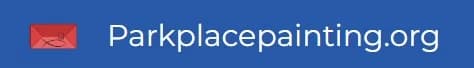 This is an image from Park Place Painting, located in California. The logo for Park Place Painting features clean white text on a blue background with a simple, professional design representing the painting company’s brand.