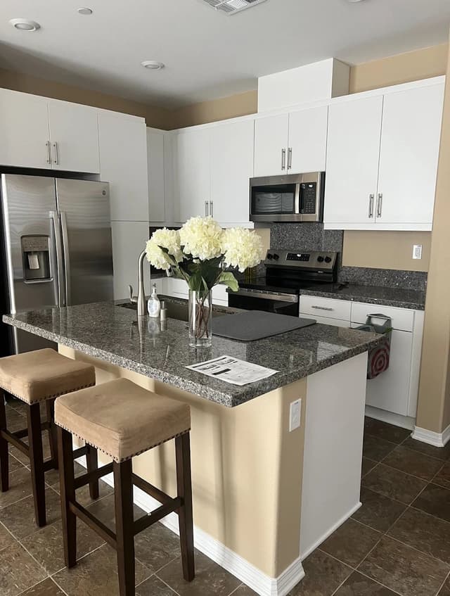 White Chooz Painters logo with blue background placeholder for paintig company logos