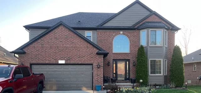 White Chooz Painters logo with blue background placeholder for paintig company logos