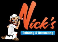 Logo for Nick's Painting and Decorating Inc, a painting company in Orland Park, Illinois.
