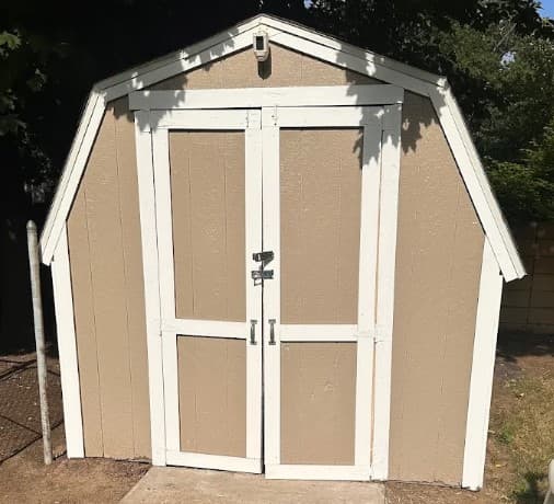 White Chooz Painters logo with blue background placeholder for paintig company logos