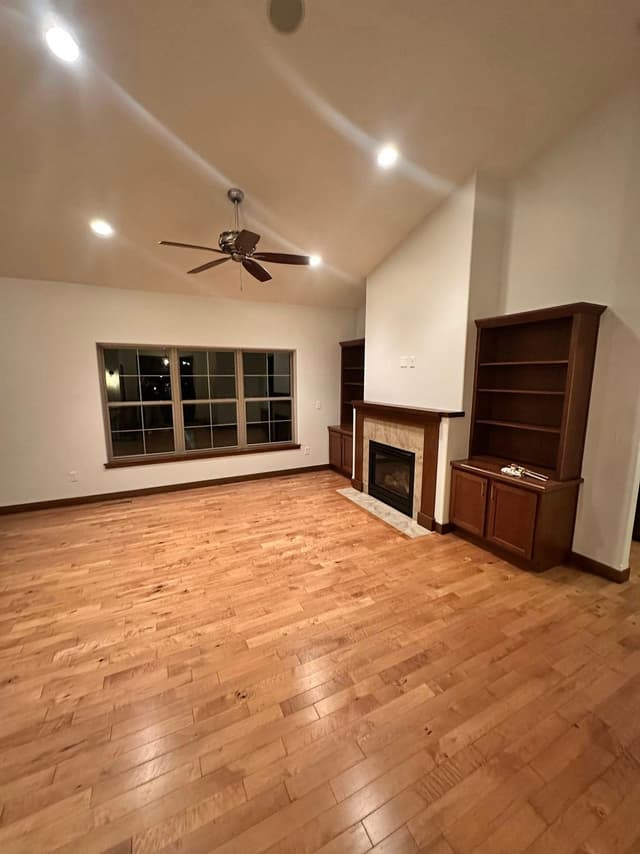 White Chooz Painters logo with blue background placeholder for paintig company logos