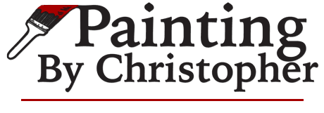 This is an image from Painting By Christopher LLC, located in Wisconsin. The logo for Painting By Christopher LLC features a paintbrush graphic with bold lettering and a clean, professional design representing residential painting services.