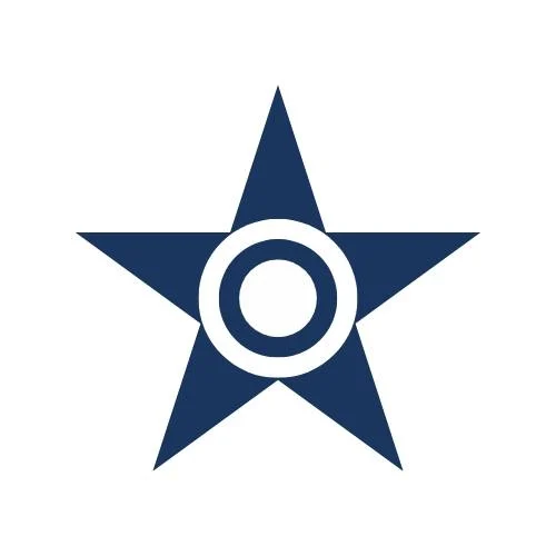 This is an image from Blue Star Paint & Property Services LLC, located in Massachusetts. The logo for Blue Star Paint & Property Services LLC features a navy-blue five-pointed star with a circular emblem in the center.