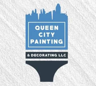 Logo for Queen City Painting and Decorating, a painting company in Cincinnati, Ohio.