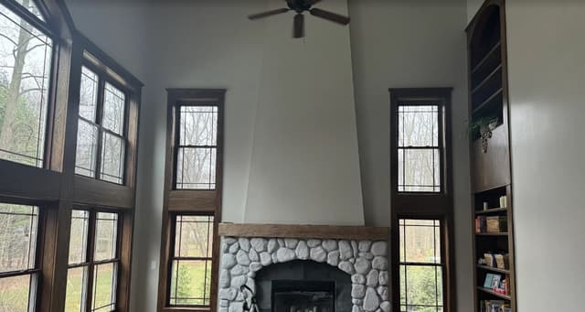 White Chooz Painters logo with blue background placeholder for paintig company logos