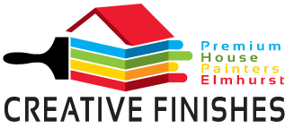 Logo for Creative Finishes JC House Painters, a painting company in Des Plaines, Illinois.
