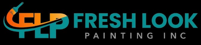 This is an image from Fresh Look Painting Inc, located in Florida. The logo for Fresh Look Painting Inc features bold teal and orange lettering with a stylized paintbrush graphic.