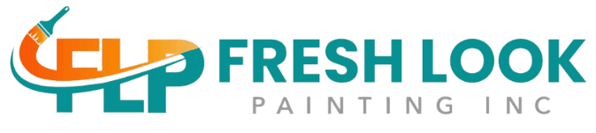 This is an image from Fresh Look Painting Inc, located in Florida. The logo for Fresh Look Painting Inc features bold teal and orange lettering with a stylized paintbrush graphic.